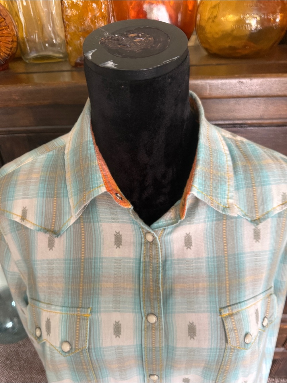 Ryan Michael Scroll Snap Women's Western Shirt - Picture 3 of 12